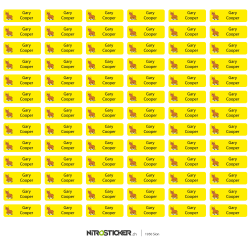 78 Etiquettes petites 30x10 mm