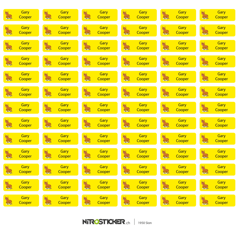 78 Etiquettes petites 30x10 mm