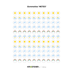 Gommettes Météo